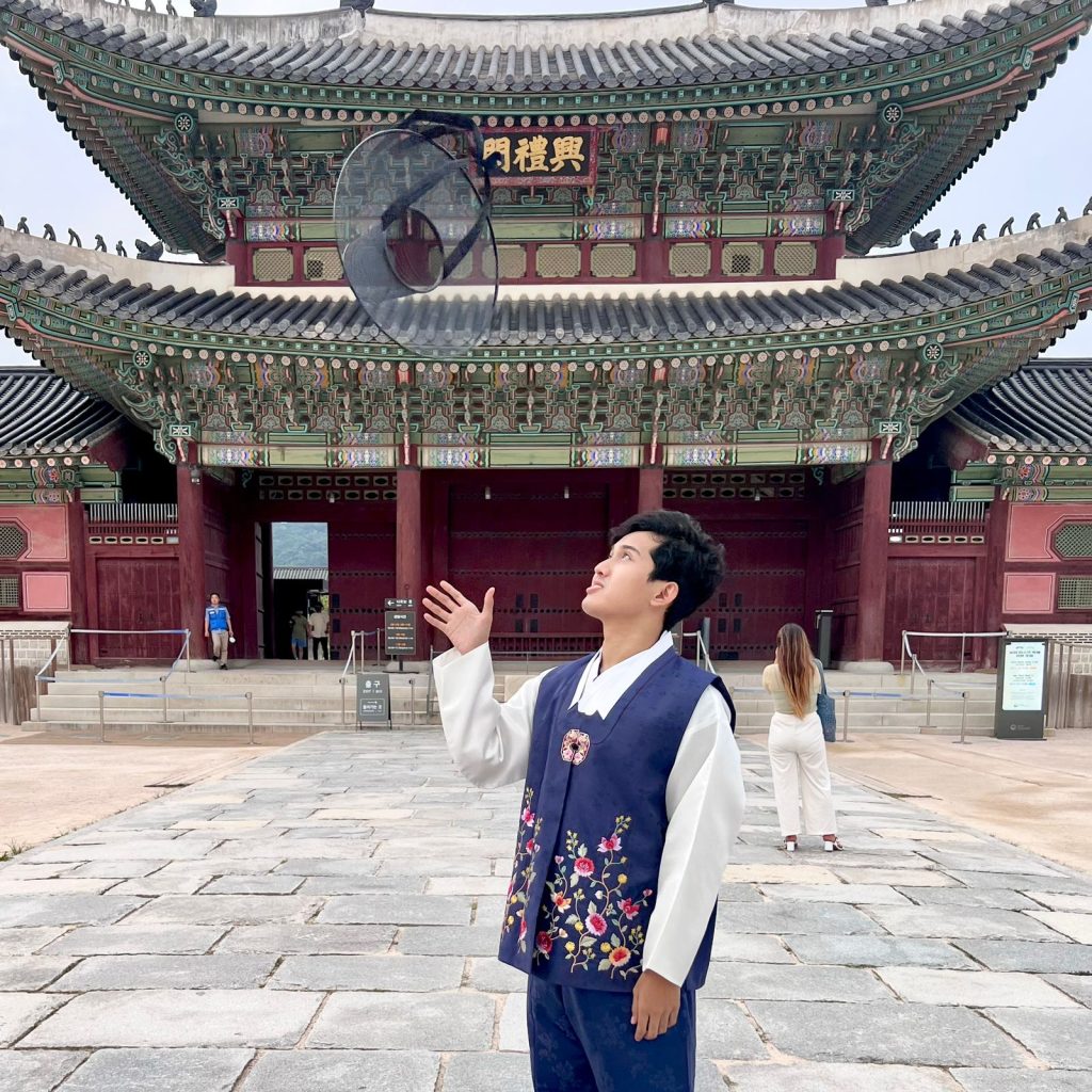 Gambar Farhan Firmansyah di Istana Gyeongbokgung, Korea Selatan (Dok. Farhan Firmansyah)