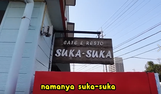 Gambar Café & Resto Suka-Suka di Kota Suzuka, Jepang (Sumber: Youtube Yusuke [wasedaboys])