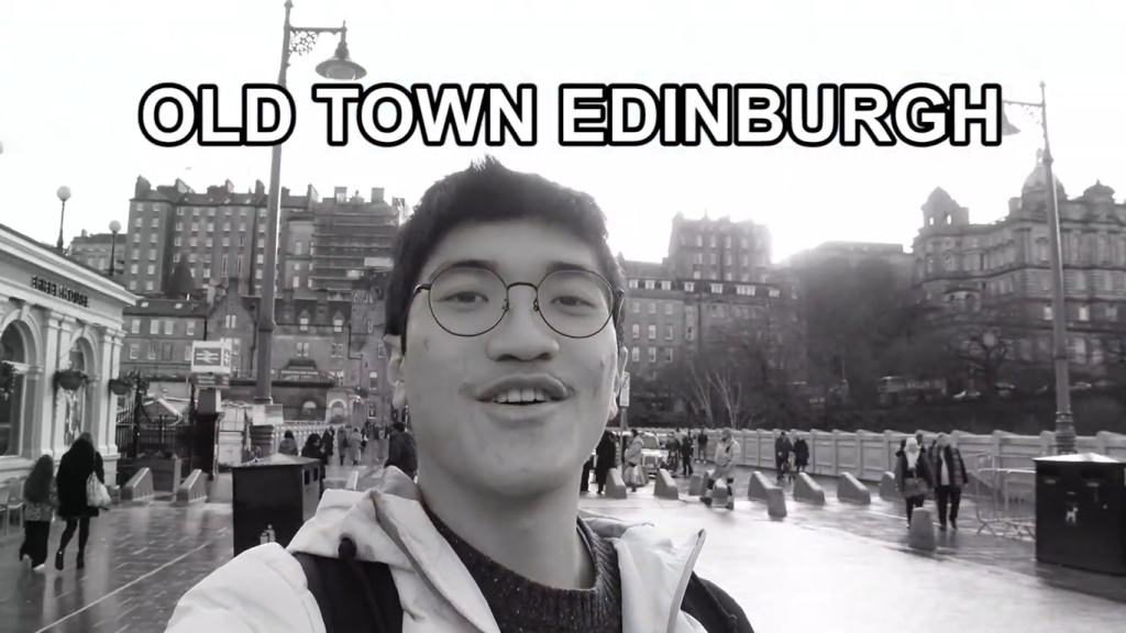 Gambar Old Town Edinburgh, Skotlandia, UK (Sumber: Youtube Talent)