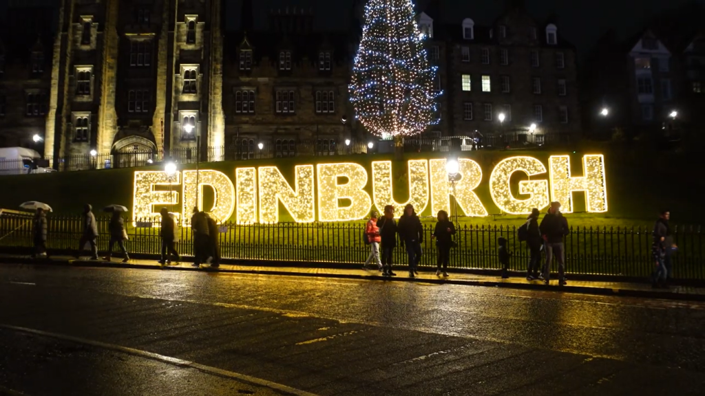 Gambar Kota Edinburgh di Skotlandia, UK (Sumber: Youtube Alexander Matthew)