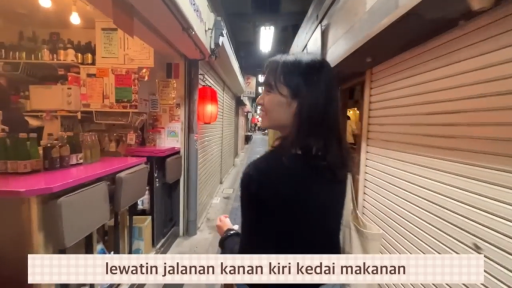 Gambar Eksplor Street Food di Wilayah Kichijoji, Jepang (Sumber: Youtube Erikacang)