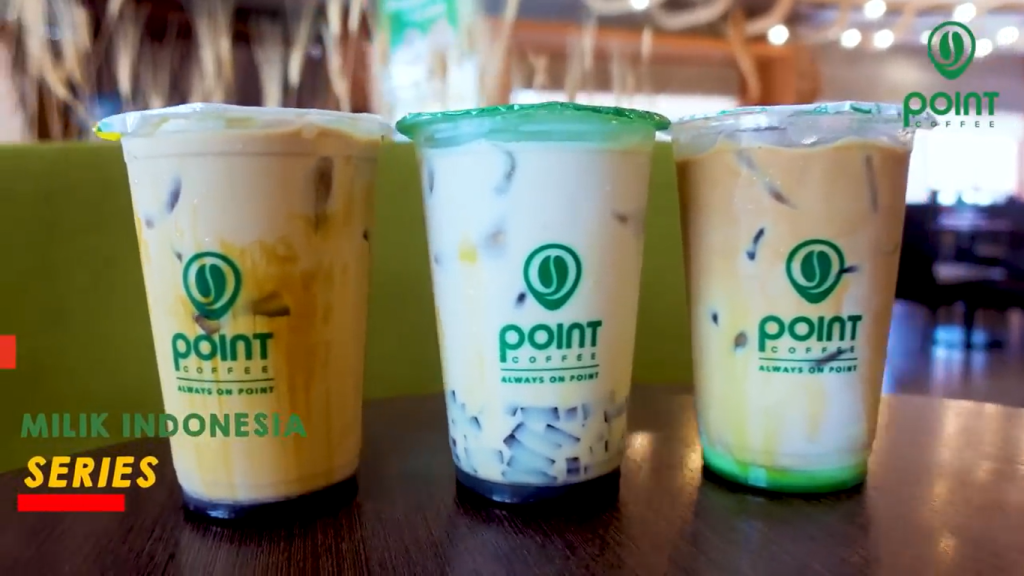 Gambar Menu yang Dipesan oleh Tomo, Reiwa, dan Kashiwa dari Point Coffee di Bali (Sumber: Youtube Talent)