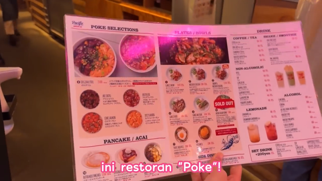 Gambar Restoran Pacific  di Shinjuku, Jepang (Sumber: Youtube Erikacang)