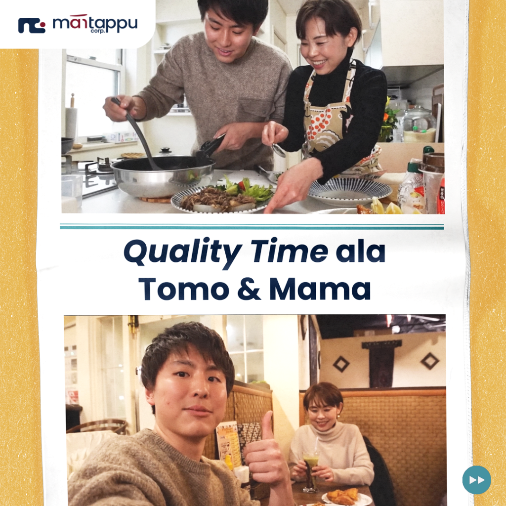 Gambar Quality Time ala Tomohiro Yamashita dan Mama (Sumber: Youtube Tomohiro Yamashita Channel)