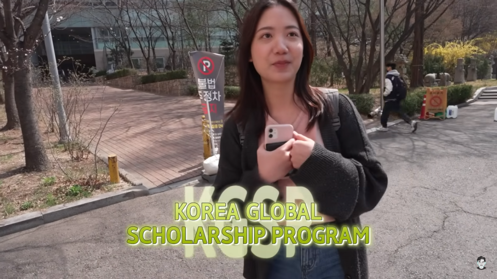 Gambar Sosok Stephani asal Indonesia, yang menerima Beasiswa KGSP untuk studi S1 di Seoul National University (Sumber: Youtube Korea Reomit)