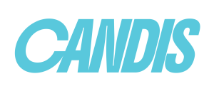 CANDIDS brand logo in bold turquoise letters on a black background.